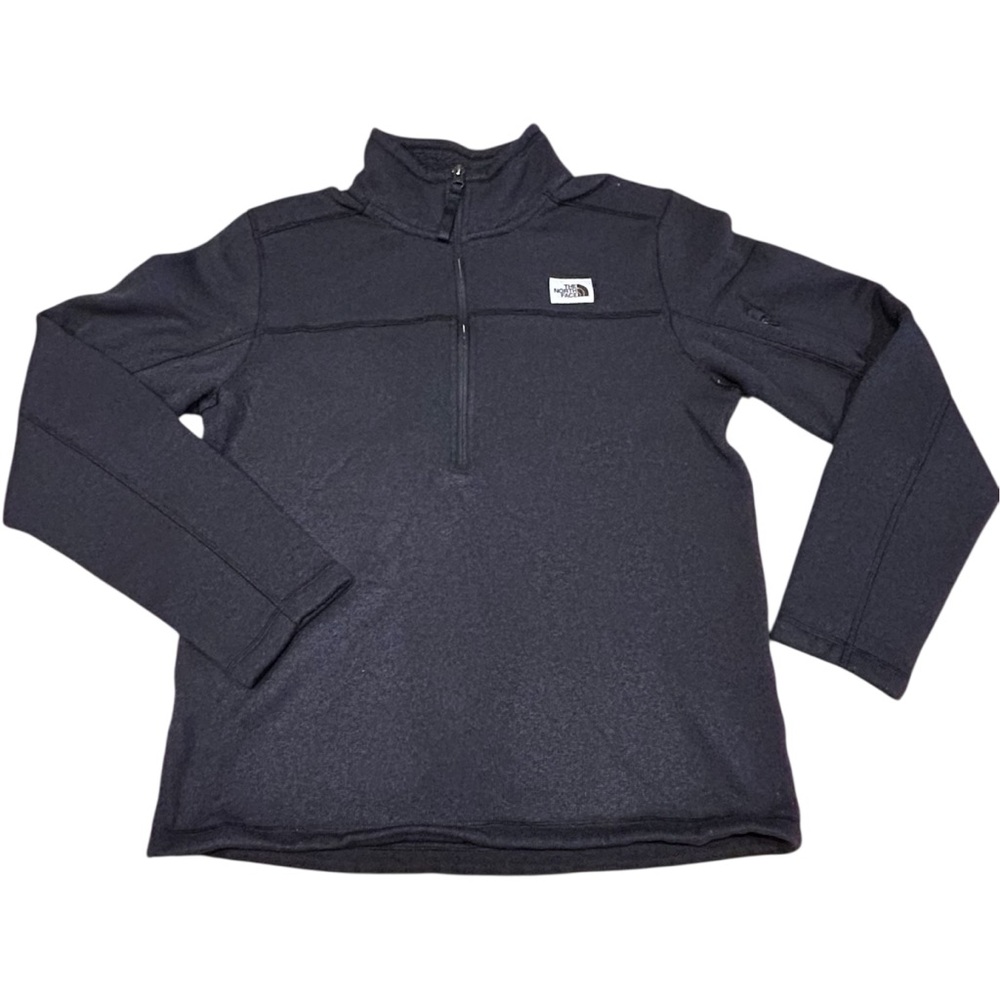The‎ North Face | Gordon Lyons Quarter-Zip Fleece Pullover | Black Men's Medium - Picture 2 of 7
